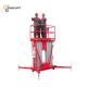 Electric Aerial Work Platform Self Propelled Single Man Lift with Manual Control