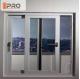 Energy Saving White Aluminium Sliding Windows With Reflective Glass top hung sliding window aluminium sliding window
