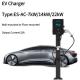 4.3inch Display Screen 22kw Electric Vehicle Charging Station With Dual Guns SAE J1772