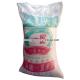 Moisture Proof 50kg PP Woven Rice Sacks / Woven Polypropylene Packaging Bags