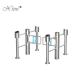 Passage Swing Turnstile Gate Access Control System Stainless Steel Flap Barrier
