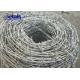 Galvanized 12.5 Gauge Single Strand Barbed Wire Fence Roll Pvc Coated Barbed