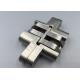 Self Closing Mortise Mount 180 Degree Hidden Hinge Stainless Steel With Spring Inside