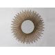 ZY919096 Interior Decoration Circle Bamboo Sunburst Mirror For Home Decoration