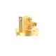 WR18 BJ500 To 1.85mm Female Waveguide To Coax Adapter 39.2GHz~59.6GHz Right Angle