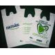 Cheap Custom HDPE/LDPE plastic t-shirt shopping bags printing