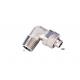 Pneumatic Tube Fittings Brass One Touch Push-on Tube Fittings Nickle Plated