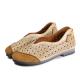 S149 Manufacturers frosted contrast color hollow fashion casual all-match single shoes ethnic retro leather women's shoe