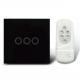 3 ways to control 3 gang Wifi smart touch light switch in black in AU/UK standard