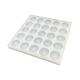 Round Ice Silicone Candy Mold Trays Reusable 25 Cavities Diameter 35mm