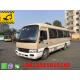 In stock Brown Comfortable  Seats For Sale and White Color Bus Used Toyota Coaster Bus New Come