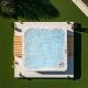 Acrylic 5 Person Outdoor Swim Spa Pool Garden Relax Massage Whirlpool Hot Tubs