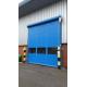 800N Rise Up Roller Rapid Shutter Doors Rapid Roller Doors High Frequency Operation Aluminum Alloy