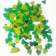 St. Patrick's Day Event Party Supplies Shamrocks Table Confetti in Lucky Clover Hat Shape for Irish Theme Decoration