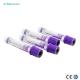 ISO9001 Vacuum Blood Collection Tubes K2 EDTA  For Blood Hematology Determination