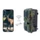 WIFI hunting camera KW866 waterproof IP67 OEM/ODM up to 512GB Storage SD Memory Card 32MP 4K wildlife camera