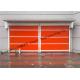 Automatic High Speed Steel Roller Shutter Door PVC Surface For Logistics Center