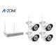 HD Indoor  Wireless CCTV Camera Kit 1080P 2 Megapixel 0.3lux Minimum Illum