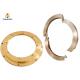 Customized Flat Round Washers Solid Copper Gasket Easy To Process