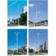 10Meter double arm city main road Q235 galvanization 100watt led street lights with powder spraying coating