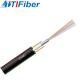 GYFXY 12 Core SM MM Outdoor Optical Fiber Cable Black PE LSZH Sheath
