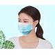 Earloop Anti Pollution 3 Ply Face Mask , Adult Face Mask Safe Triple Layer Structure