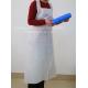White Disposable Plastic Aprons On A Roll , Waterproof Hygiene Surgical Apron