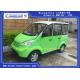 Dark Green 48 Voltage Electric Sightseeing Car , 4 Wheel Electric Golf Cart