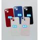 Original Smartphone Back Glass Replacement Repair Parts Red With Logo
