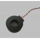 Black Case 100A Current Transformer , Red Lead Wire Single Phase Current Transformer