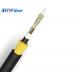 Singlemode Outdoor Fiber Optic Cable Self Supporting ADSS Aerial PE LSZH Jakcet