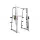 Commercial Grade Gym Fitness Equipment , Gym Smith Machine Silver Color