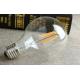 Energy Saving G80 Filament Led Lamp E27 With Nickelplated Aluminum