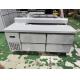 Commercial Undercounter Refrigerator 4 Drawers With Backsplash Customized Kitchen Table