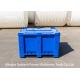 Stackable Heavy Duty Industry Use 20 EA Color Bule Bult Container Platic Storage Container Box
