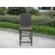Resin Wicker Patio Furniture , Waterproof Garden Table And Chairs