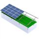 Natural Silver Ground Mount for Solar Panel Installation Pre-assembled and Customization