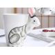 Cartoon Rabbit Hand Painted 450ml Heat Press Mugs