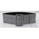 7.85cm Wide Ladies Belts , Womens Fashion Belts Buckle Covered With Fabric