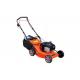 Orange Hand Push Garden Lawn Mower Steel Deck 4.0hp Gasoline Power 139cc
