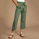 OEM Fashion Casual Pants Green Women Cargo Pants With Utility Pockets