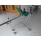 Q195 Low Carbon Steel Shopping Trolley Cart With Baby Capsule GS / ROSH 210L
