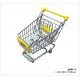 Metal Retail Shop Equipment / Mini Supermarket Shopping Trolley With Baby Seat