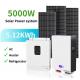 Complete Solar Energy Storage System 51.2V 100ah 5Kwh Lifepo4 Solar Lithium Battery With Solar Panels And Inverter