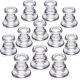 Clear Glass Candlestick Holders 4 Taper For Wedding Decoration And Dinning
