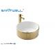 Golden Decal Ceramic Wash Basin / Various Colors Porcelain Bathroom Basin AB8118D