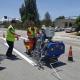 98:2 MMA+ BPO Airless Quickly Drying Pavement Line Striping Machine