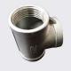 Asme B16.9 Steel Forged Pipe Fittings Threaded Tee Stainless Steel 304/316 Equal Tee