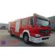 20 Ton Loading 4x2 Water Tanker Fire Truck Flat Top Four Door Lengthen Cab