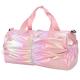 Wholesale quality bags, Custom Logo Fashion Travel Sports Bag, Large Capacity Ladies Pink Duffel Bag Travel Bags